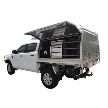 Capota de caminhão de duas portas de alumínio